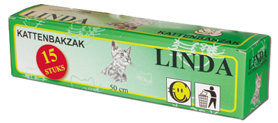 Linda kattenbakzak 51x46cm 10st