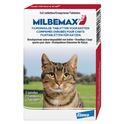 Milbemax tabletten kat groot 2 tabl >2kg