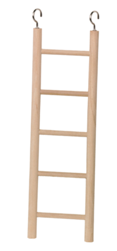 Houten ladder met 5 treden 24 cm