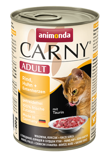 Animonda carny rund+kip+eend 400 gr