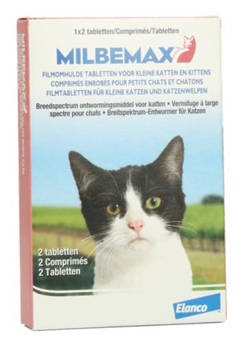 Milbemax kat klein/kittens 2 tabl