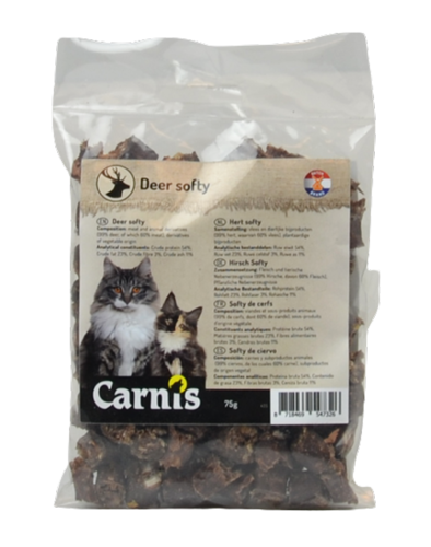 Carnis hert softy 75 gr (kattensnack)