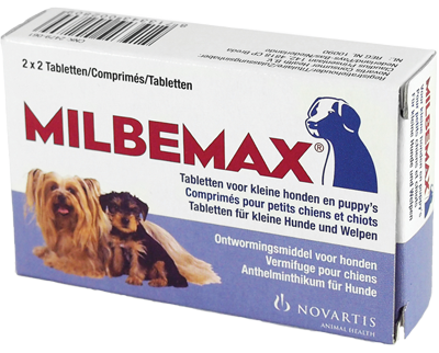 Milbemax pup & hond 0,5-10kg 4 tab