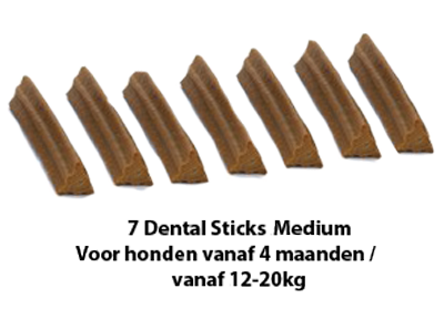 Beeztees dental sticks m 7sticks 12-20kg